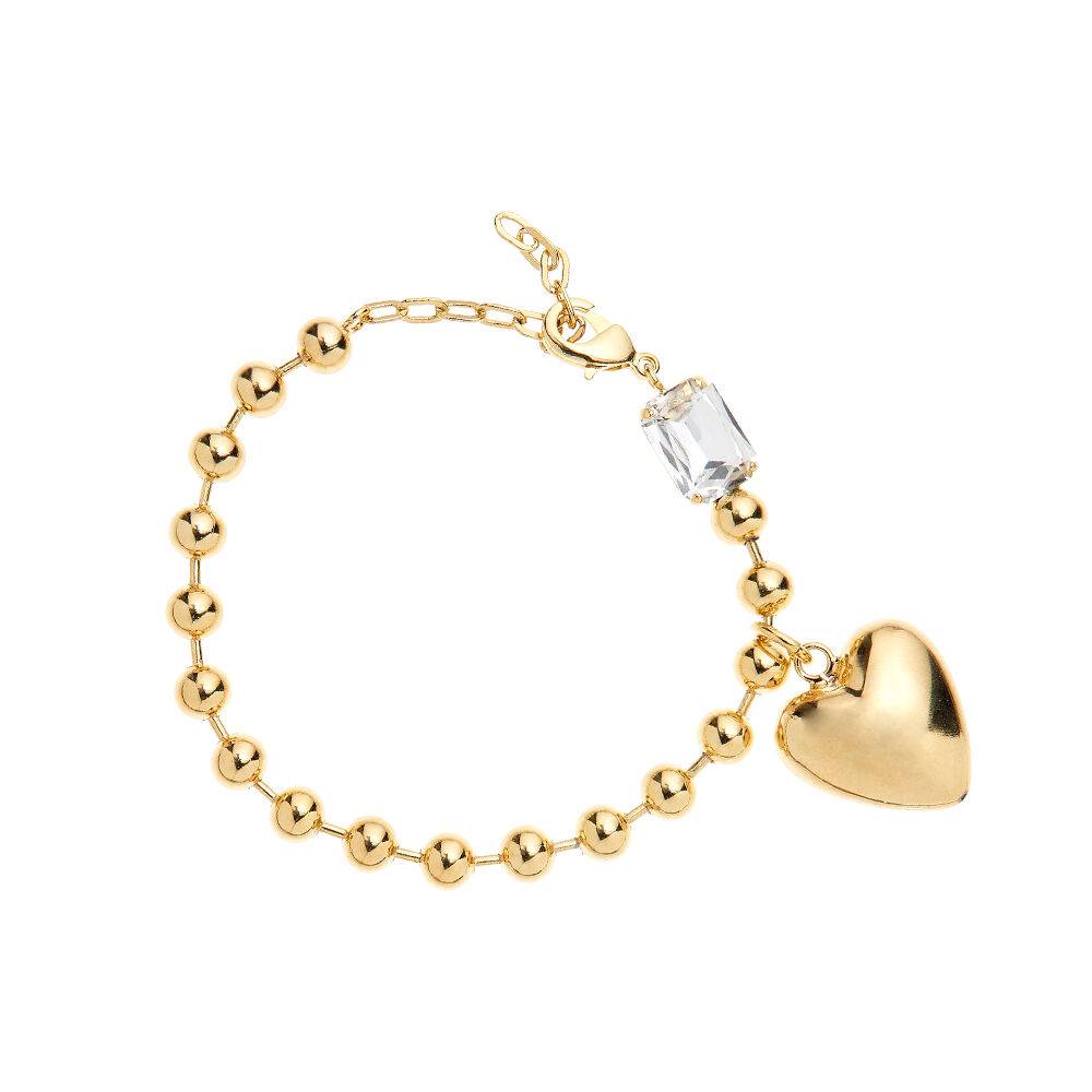 Ottaviani Bracciale dorato con cristallo