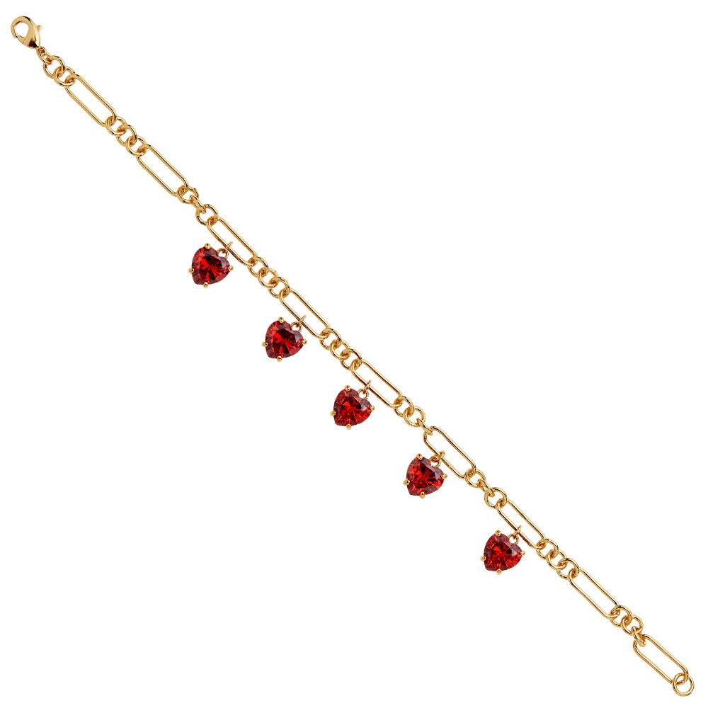 Ottaviani Bracciale dorato con cubic zirconia