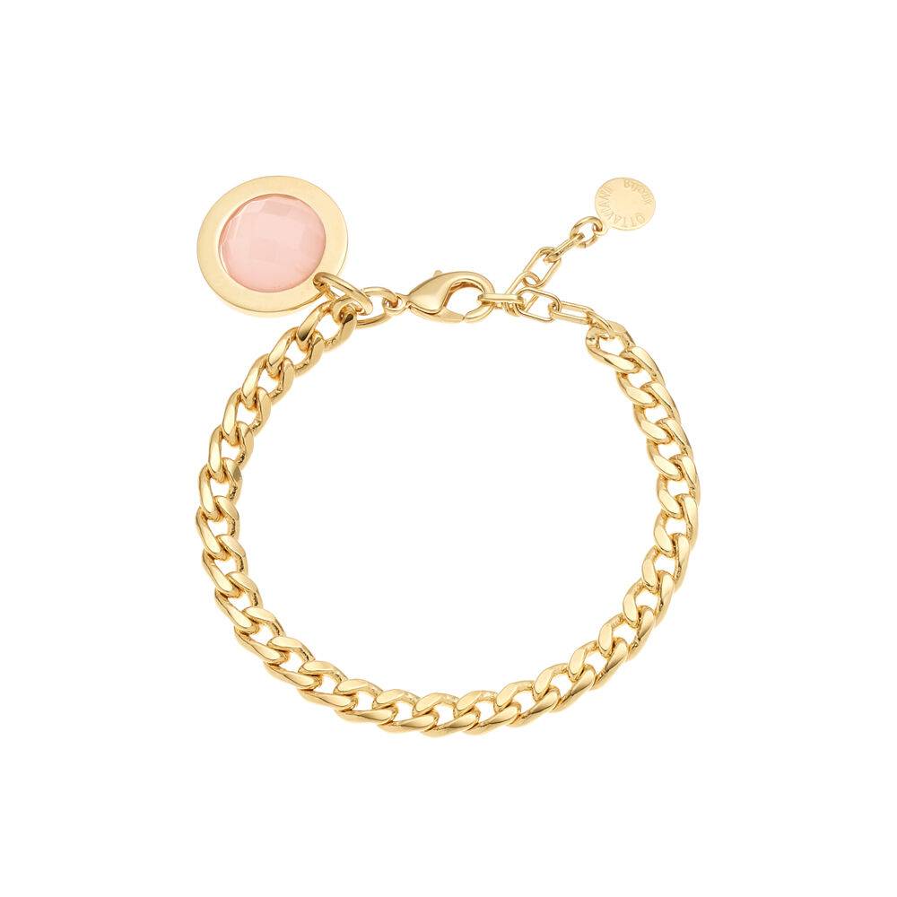 Ottaviani Bracciale dorato con quarzo