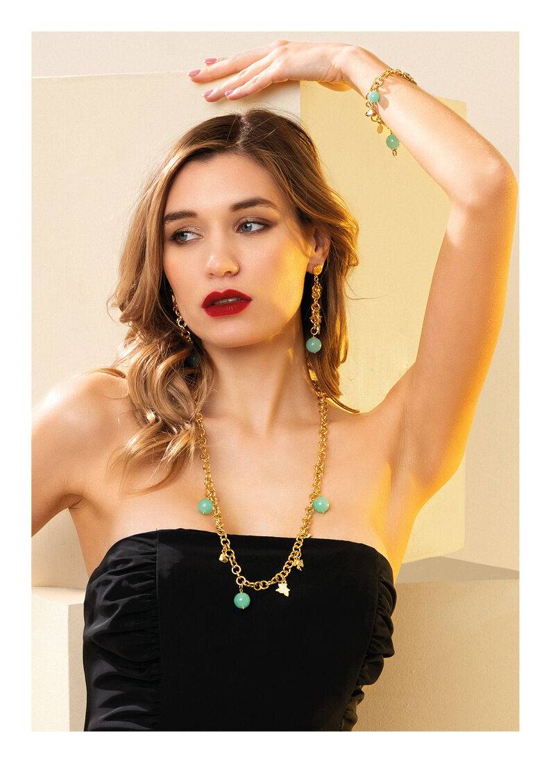 Ottaviani Bracciale Dorato Con Resine