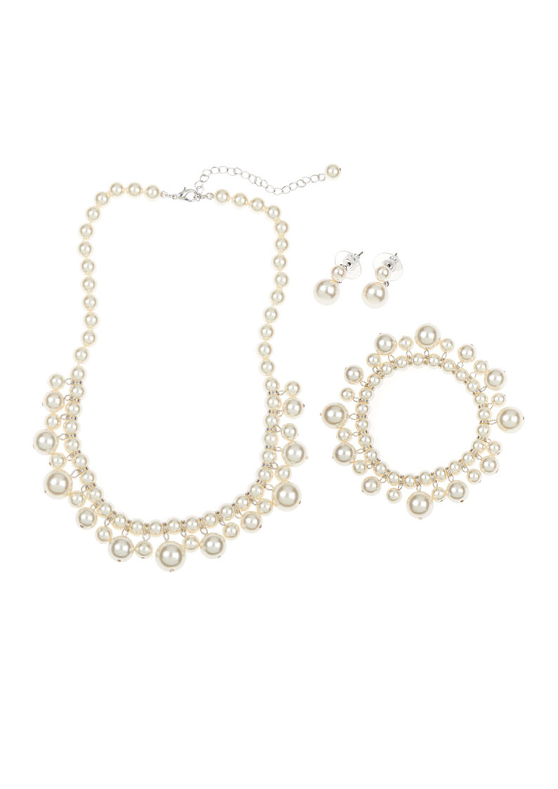 Ottaviani Bracciale Elastico Con Perle Di Vetro