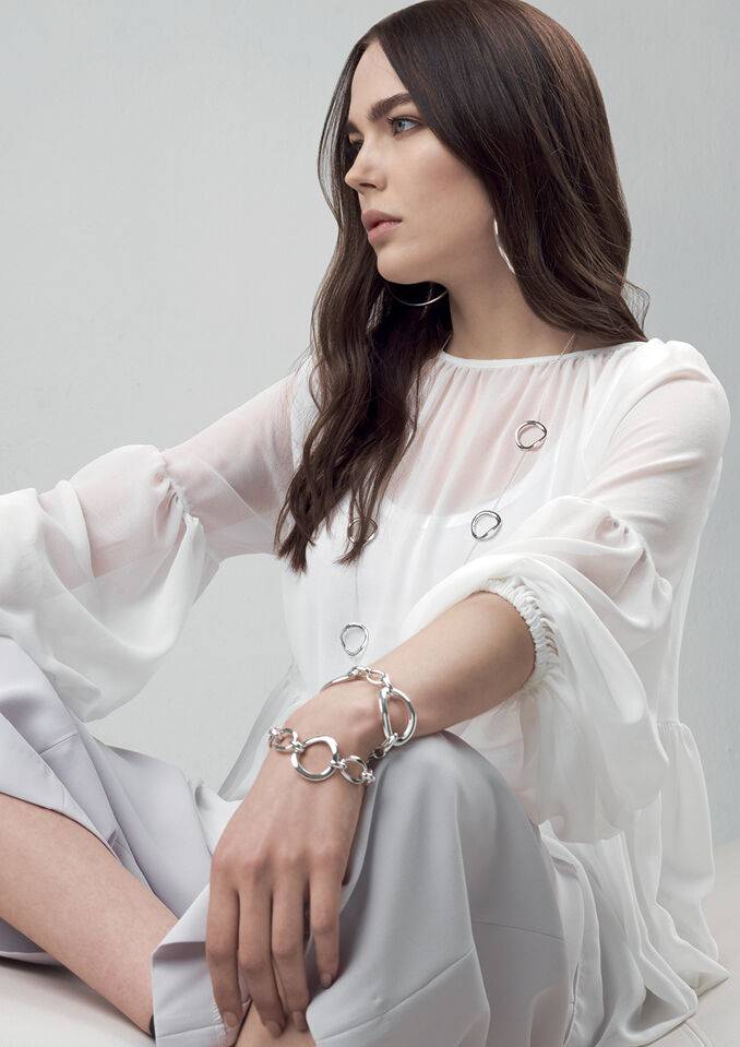 Ottaviani Bracciale"elegance" In Argento / Cm 19