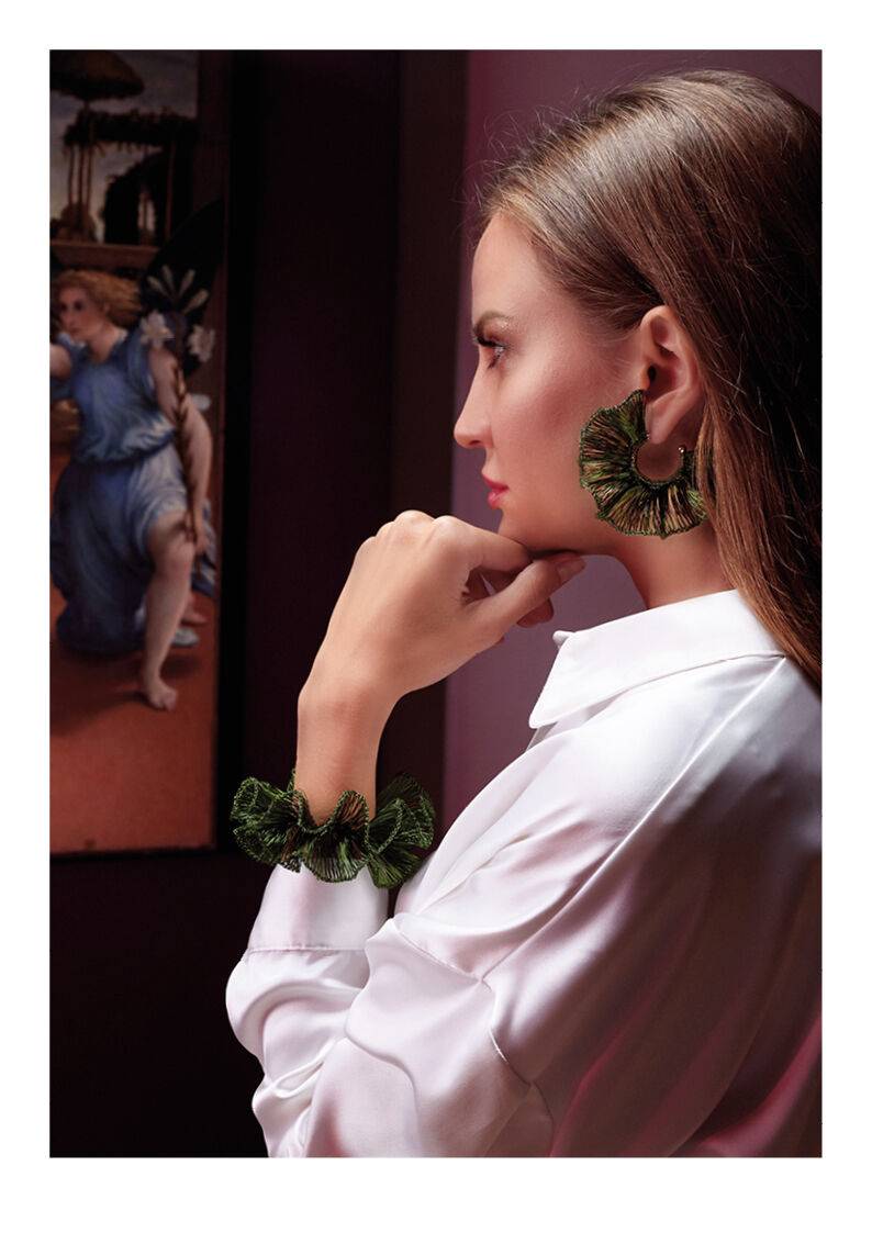 Ottaviani Bracciale In Tessuto Metallico