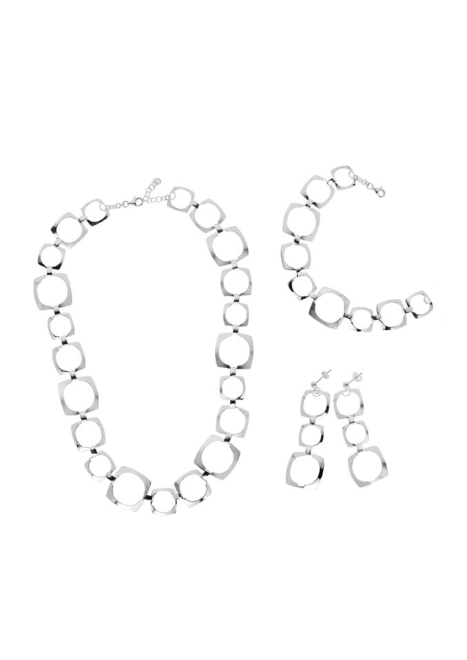 Ottaviani Bracciale "optical"in Argento / Cm 19