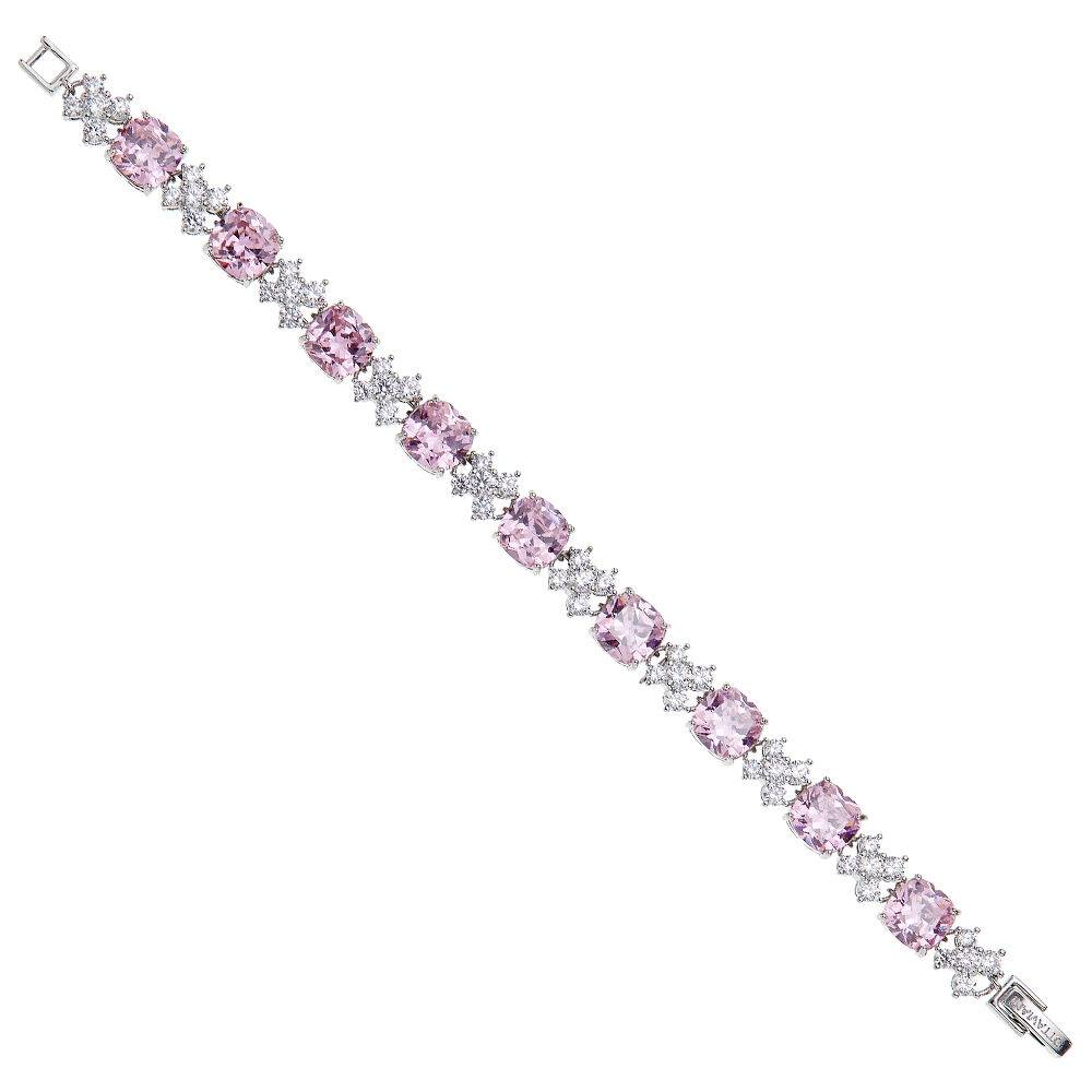 Ottaviani Bracciale rodiato con cubic zirconia