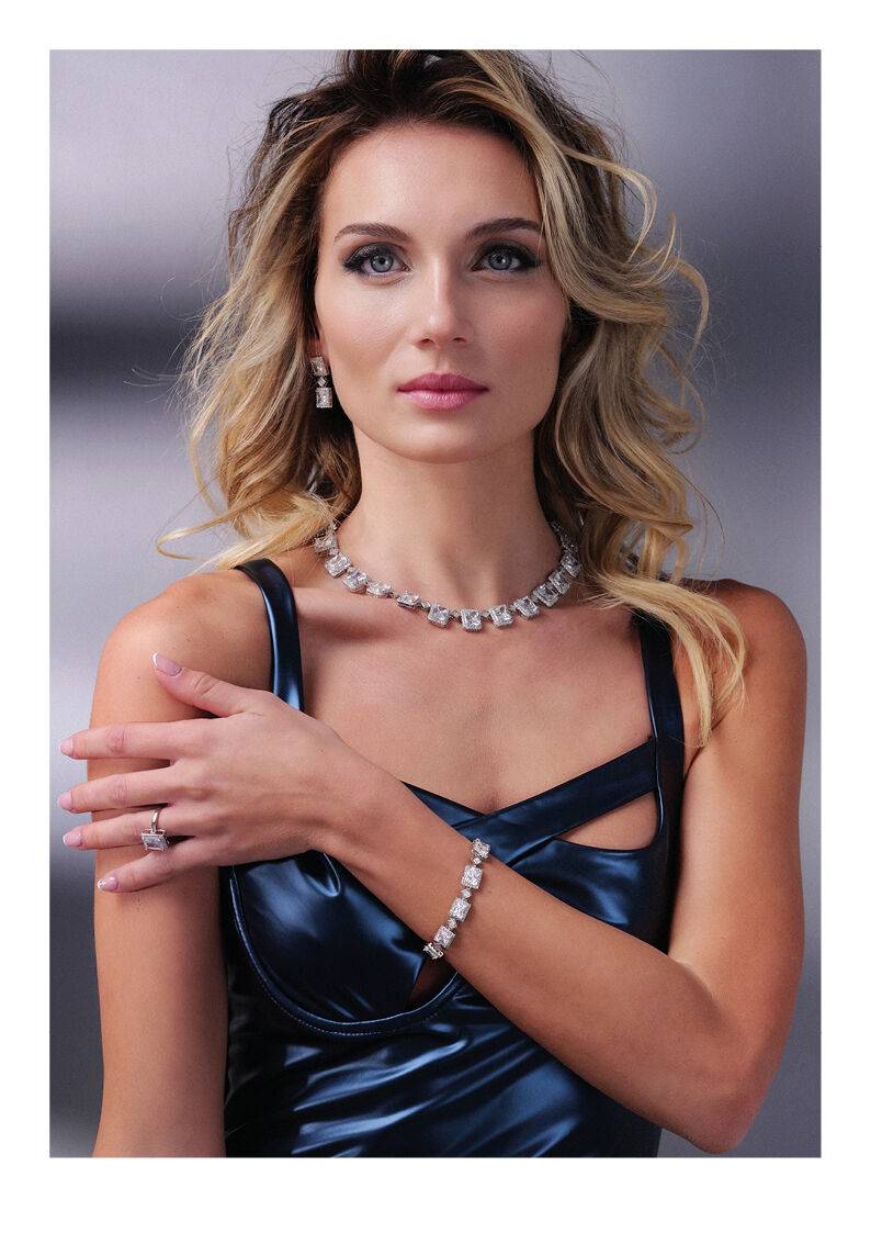 Ottaviani Bracciale Rodiato Con Cubic Zirconia