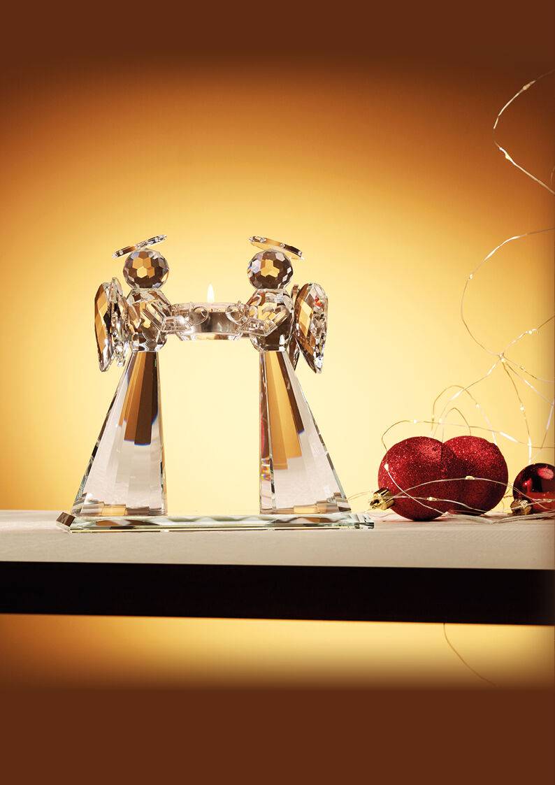 Ottaviani Candeliere "angeli" In Cristallo