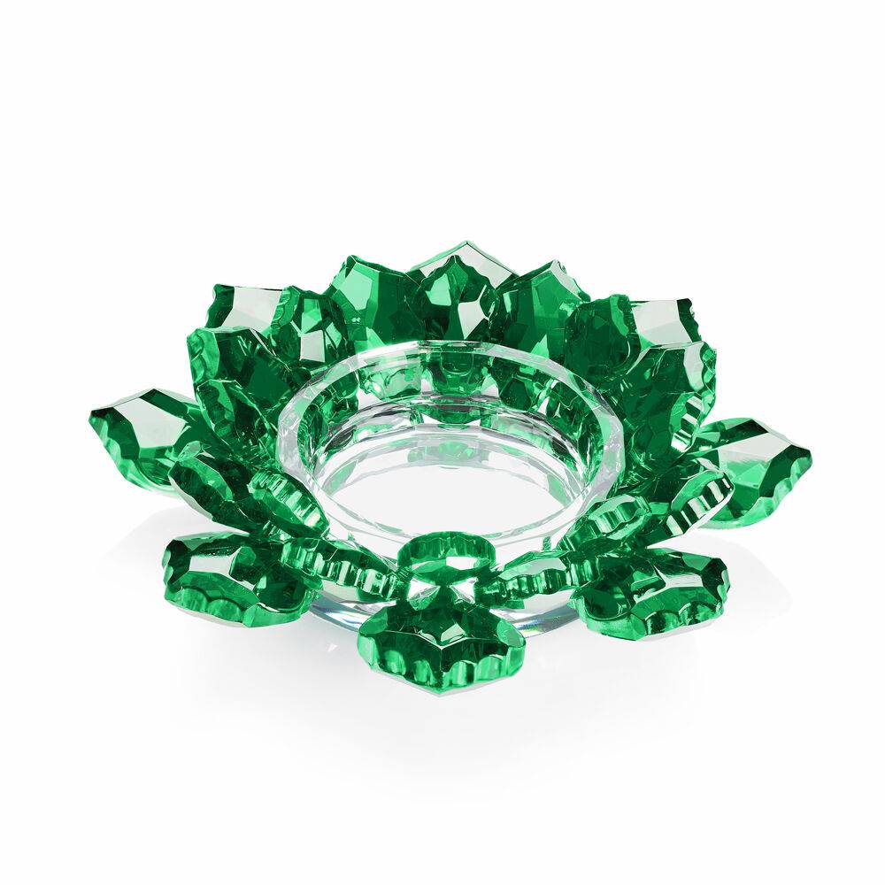 Ottaviani Candeliere "fiore di cristallo verde"