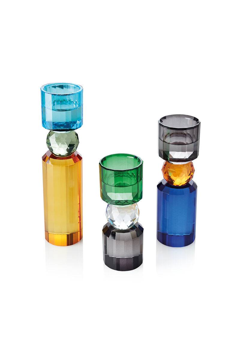 Ottaviani Candeliere In Cristallo Colorato