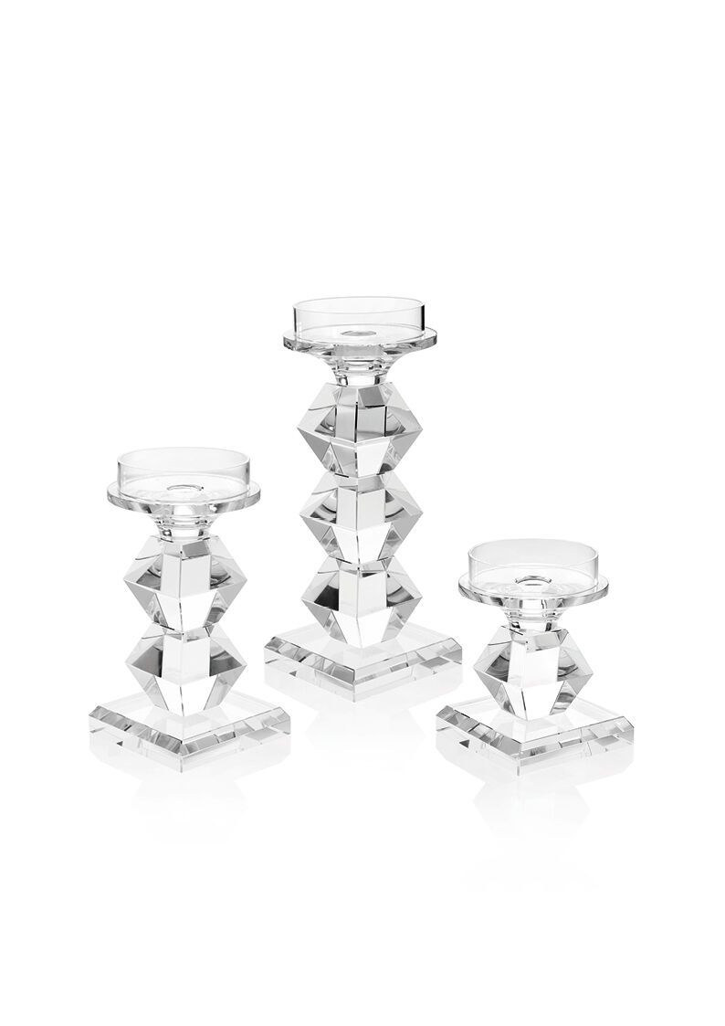 Ottaviani Candeliere In Cristallo H.cm 13