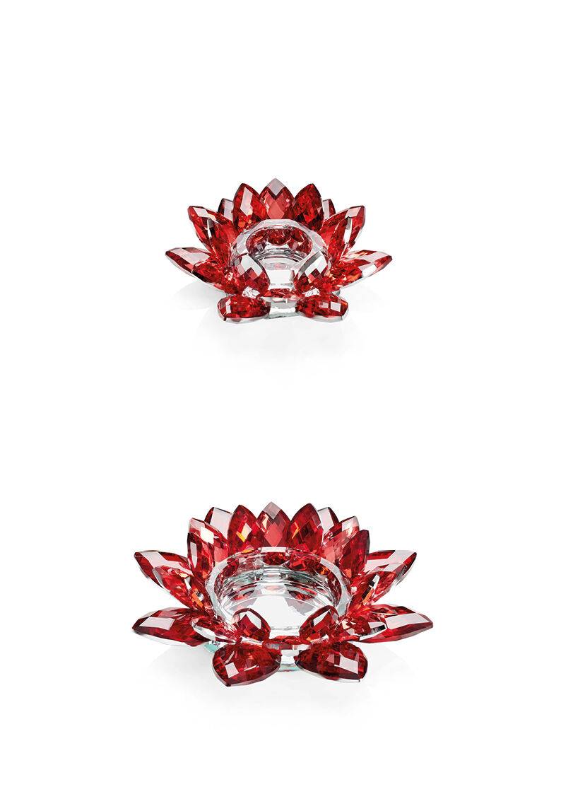 Ottaviani Candeliere "stella Di Cristallo Rossa"