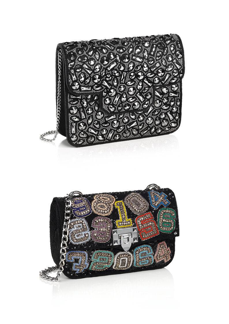 Ottaviani Clutch Con Perline,cristalli E Strass
