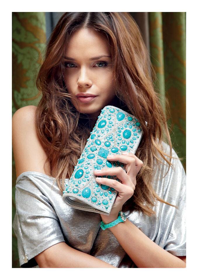 Ottaviani Clutch Con Strass E Pietre