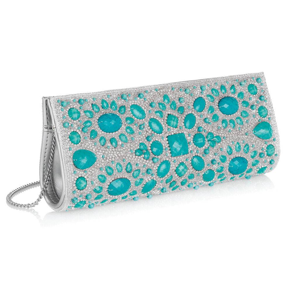 Ottaviani Clutch con strass e pietre