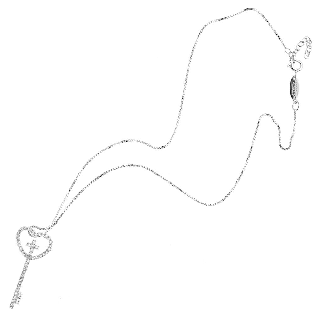 Ottaviani Collana arg. "chiave della felicita'"