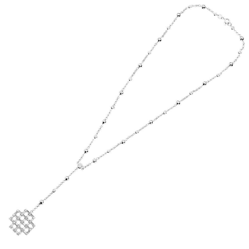 Ottaviani Collana arg. rosario "quadrata"