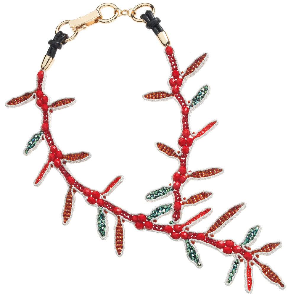 Ottaviani Collana con cristalli e perline