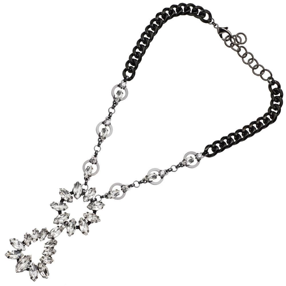 Ottaviani Collana con cristalli e strass