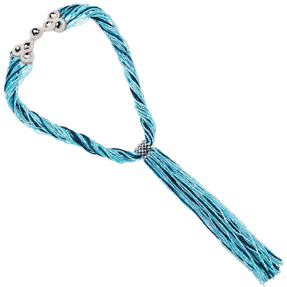 Ottaviani Collana con cristalli perline e strass