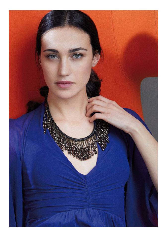 Ottaviani Collana Con Cristalli,resina E Strass