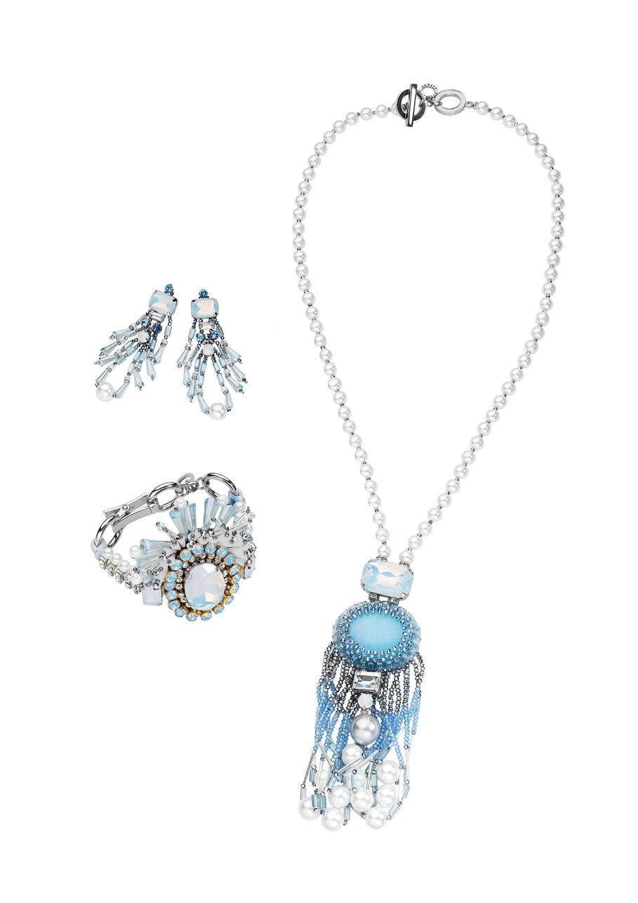 Ottaviani Collana Con Cristalli,strass E Perline