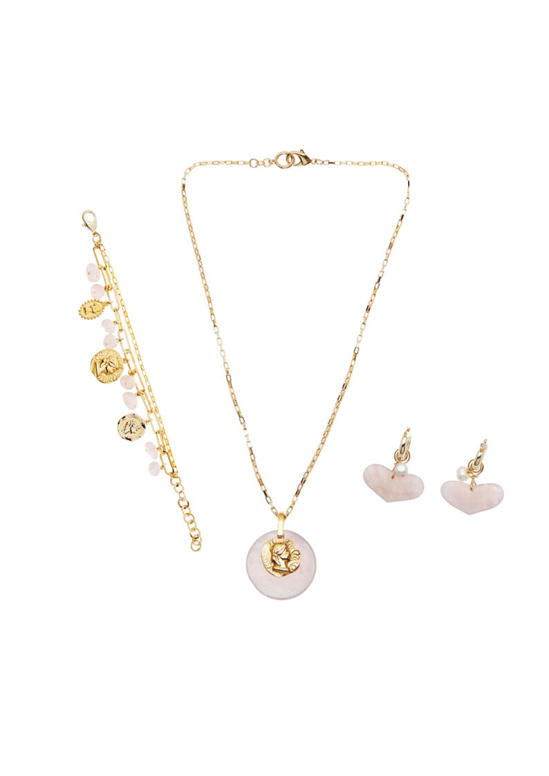 Ottaviani Collana Con Quarzo Rosa