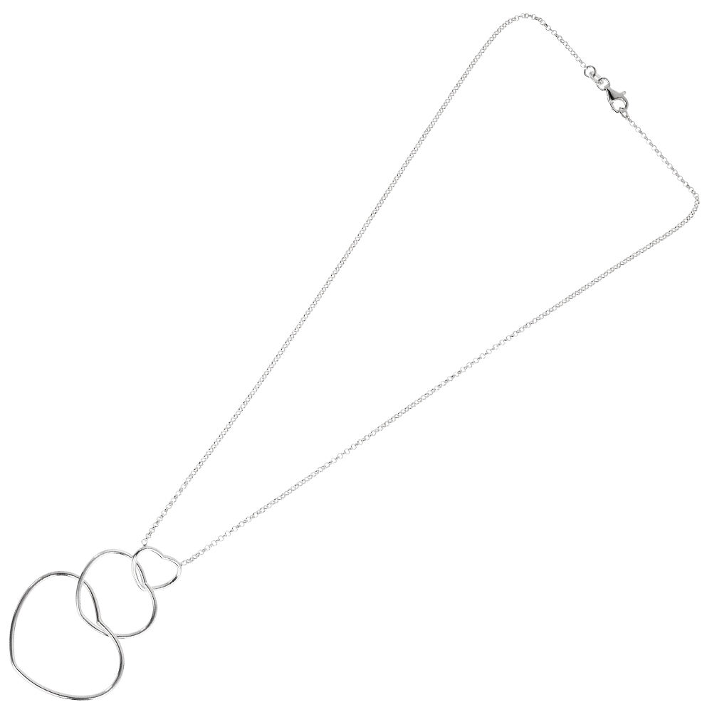 Ottaviani Collana "dolce cuore" in argento/cm.44,5