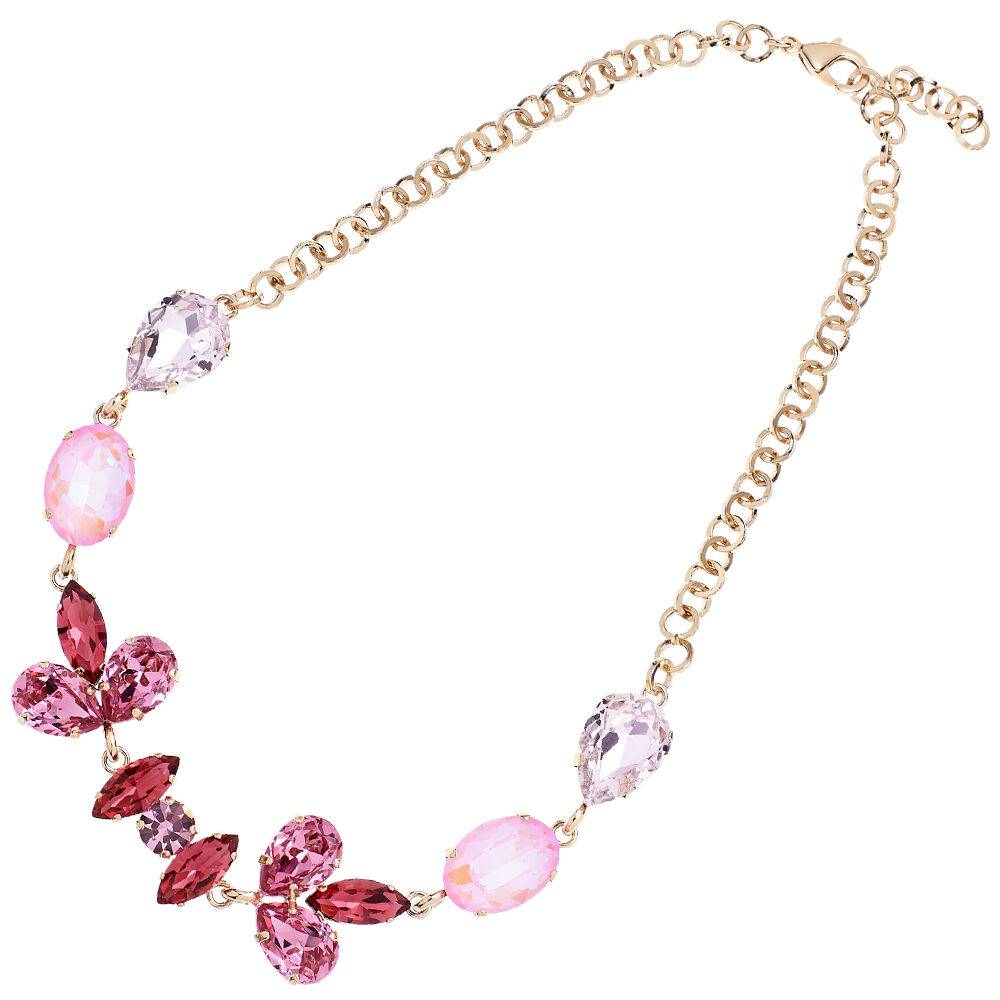 Ottaviani Collana dorata con cristalli