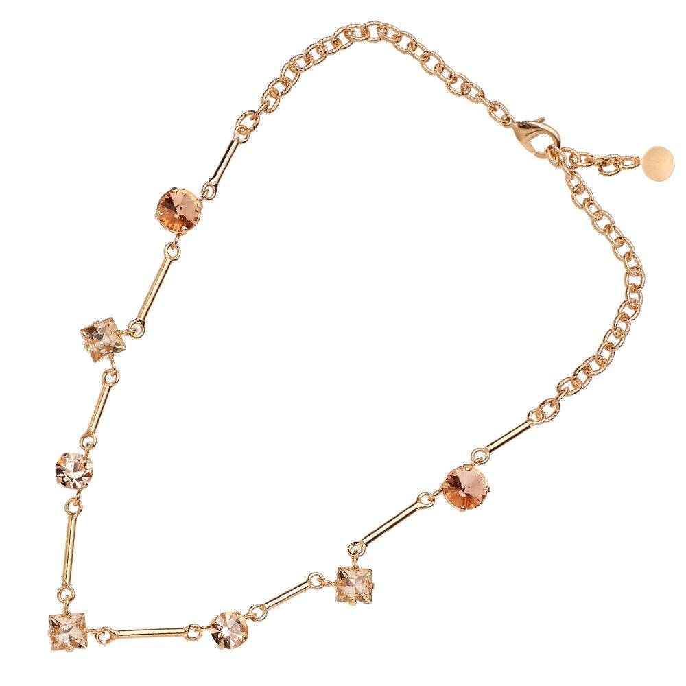 Ottaviani Collana dorata con cristalli