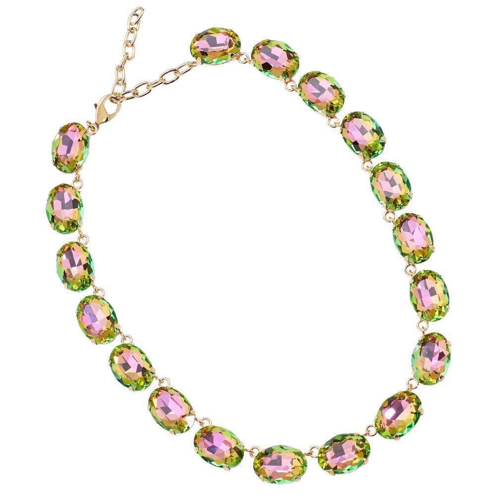 Ottaviani Collana dorata con cristalli