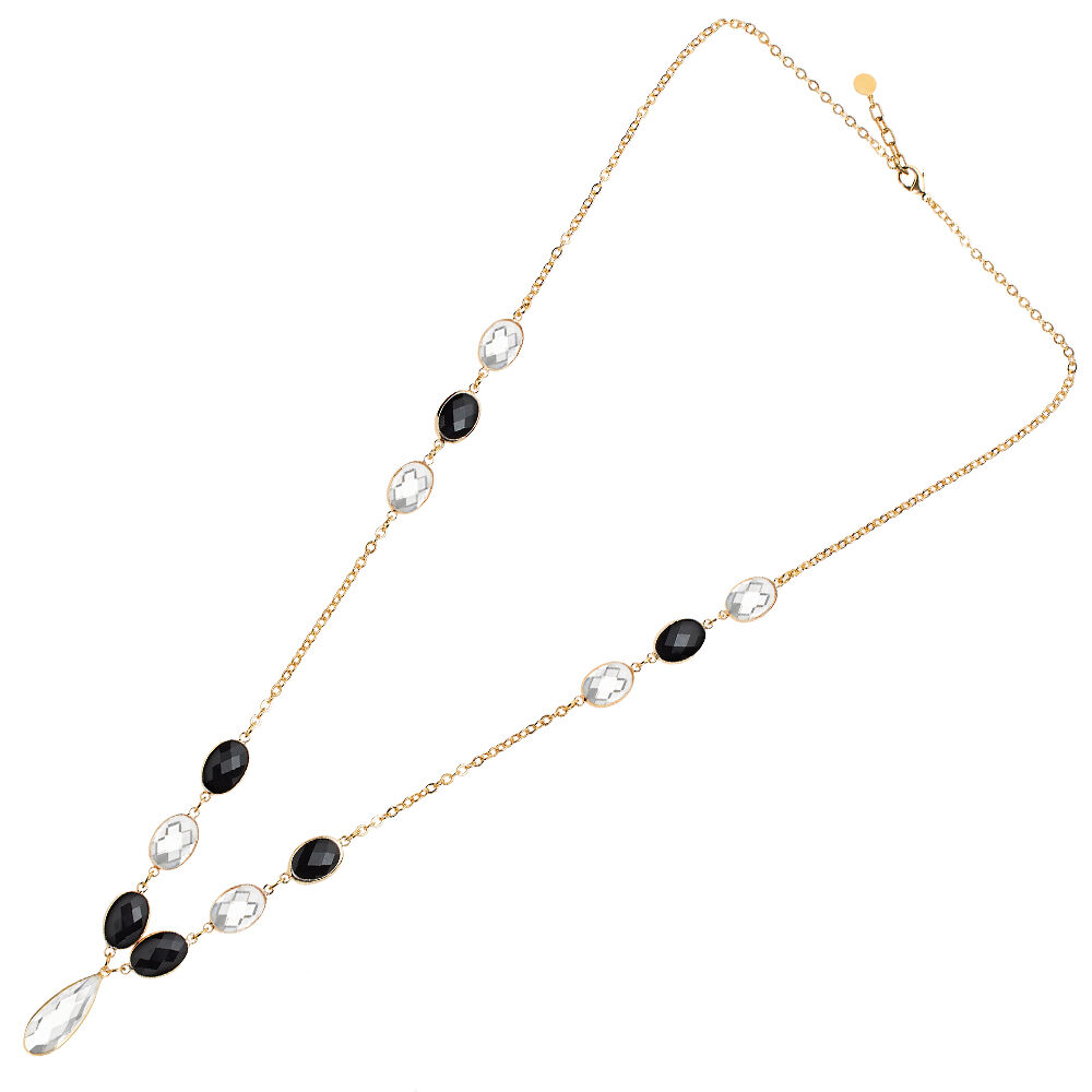 Ottaviani Collana dorata con cristalli