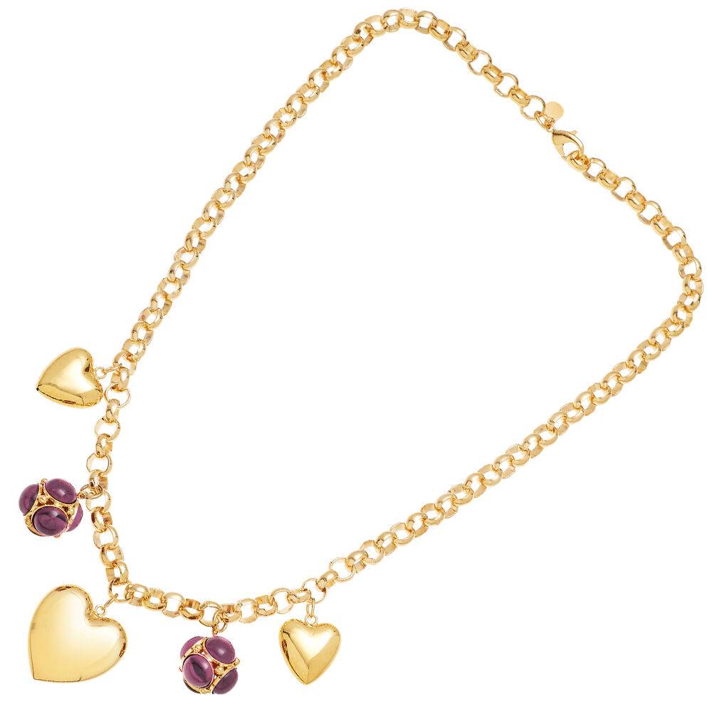 Ottaviani Collana dorata con cristalli