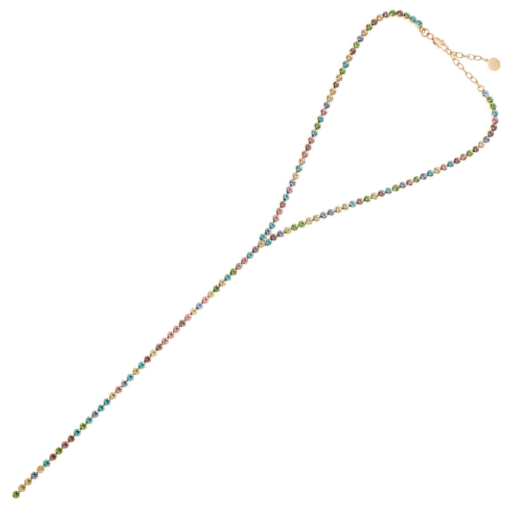 Ottaviani Collana dorata con cristalli