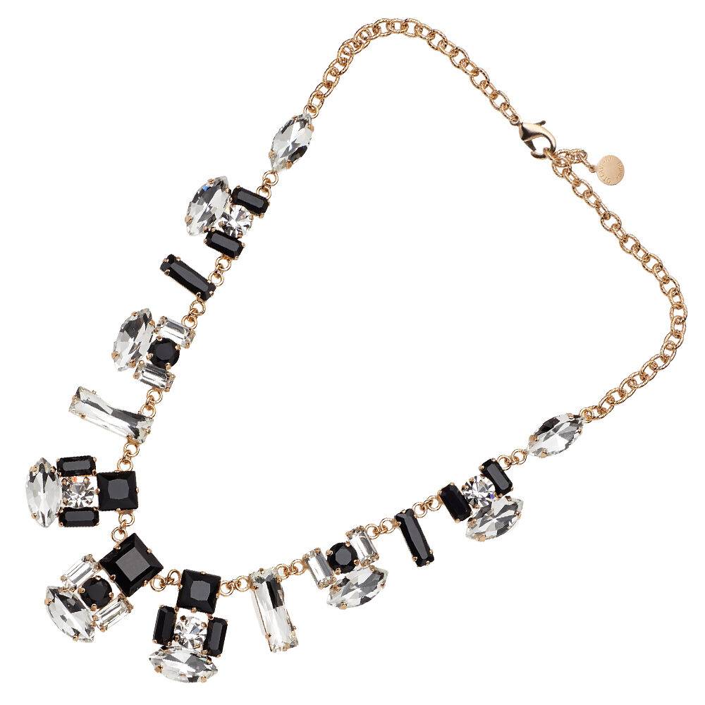 Ottaviani Collana dorata con cristalli