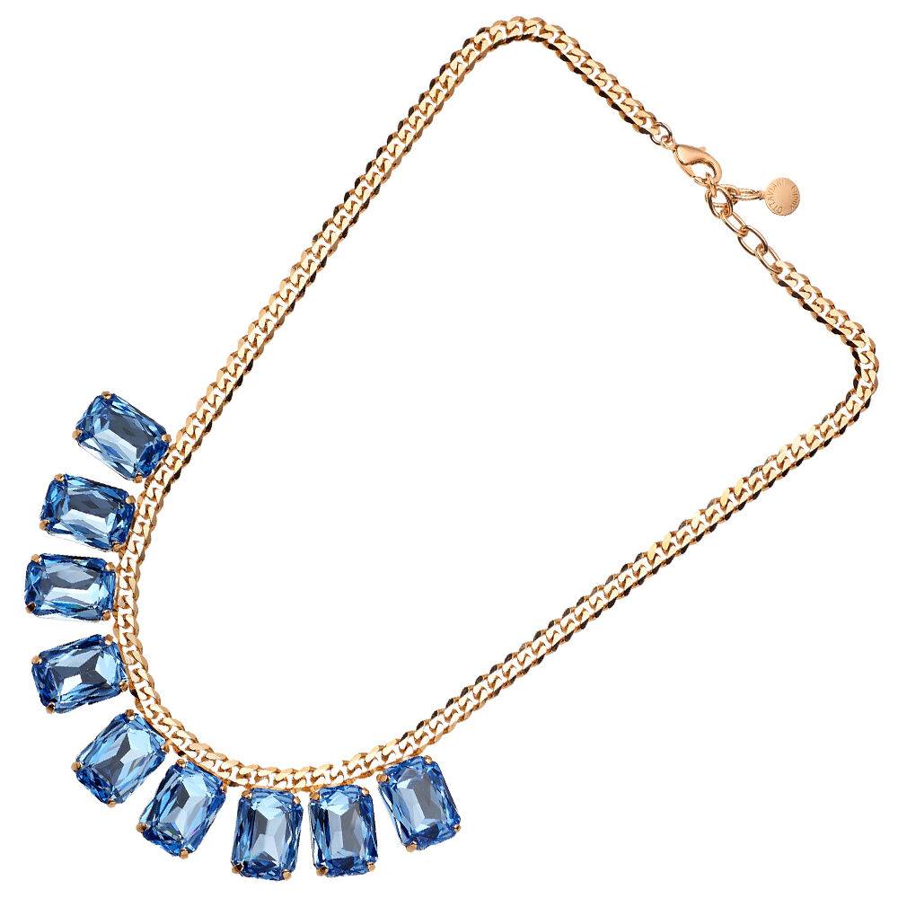 Ottaviani Collana dorata con cristalli