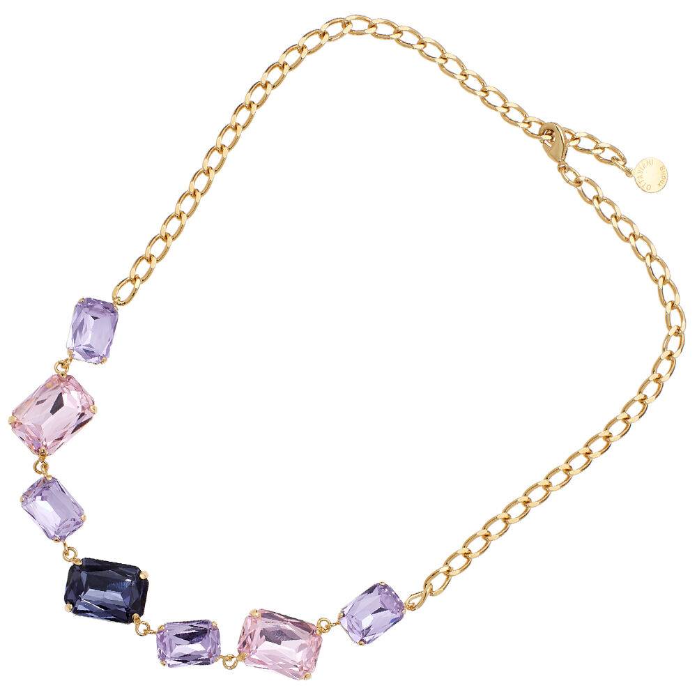 Ottaviani Collana dorata con cristalli