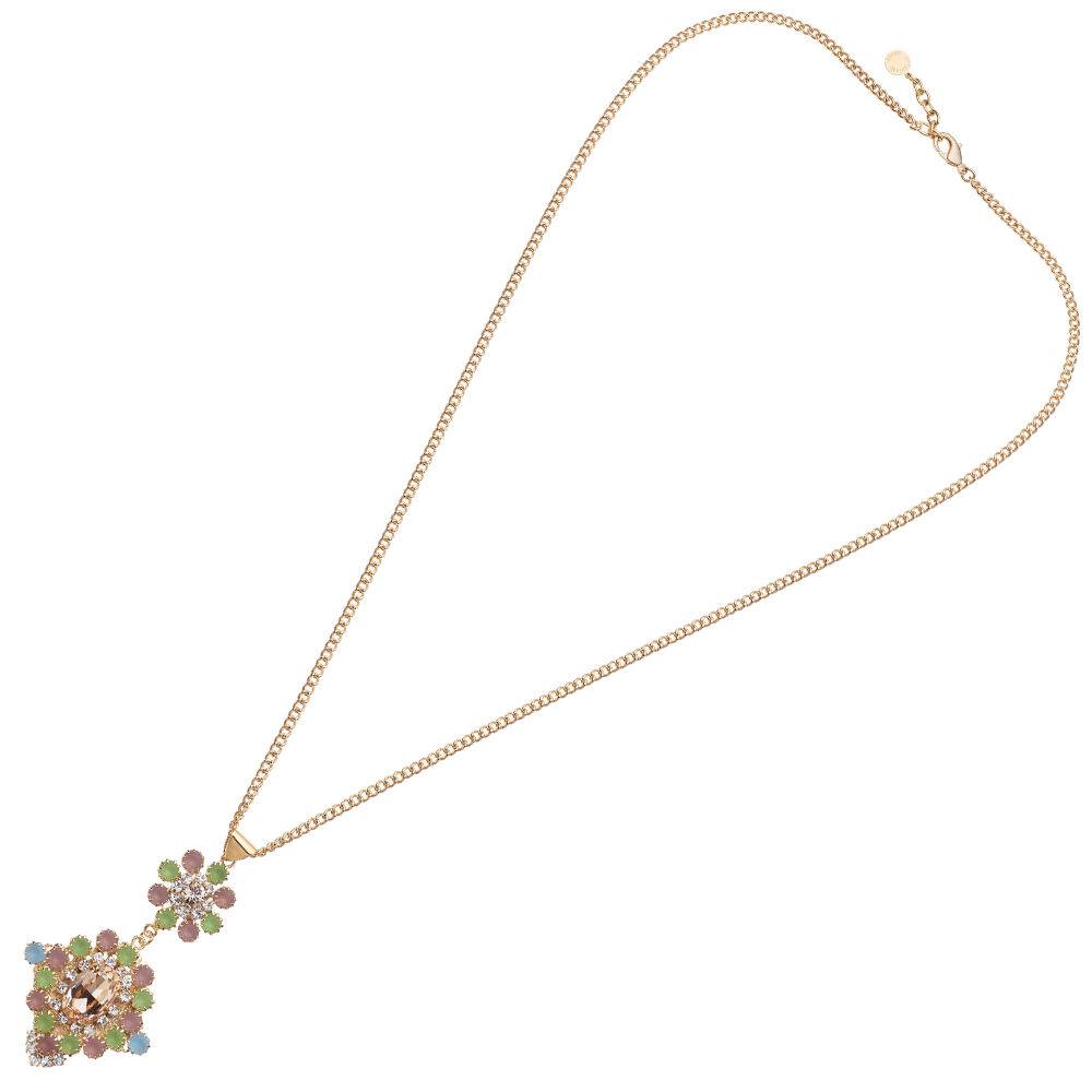 Ottaviani Collana dorata con cristalli