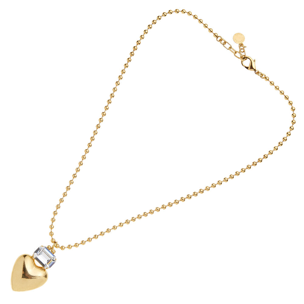 Ottaviani Collana dorata con cristallo