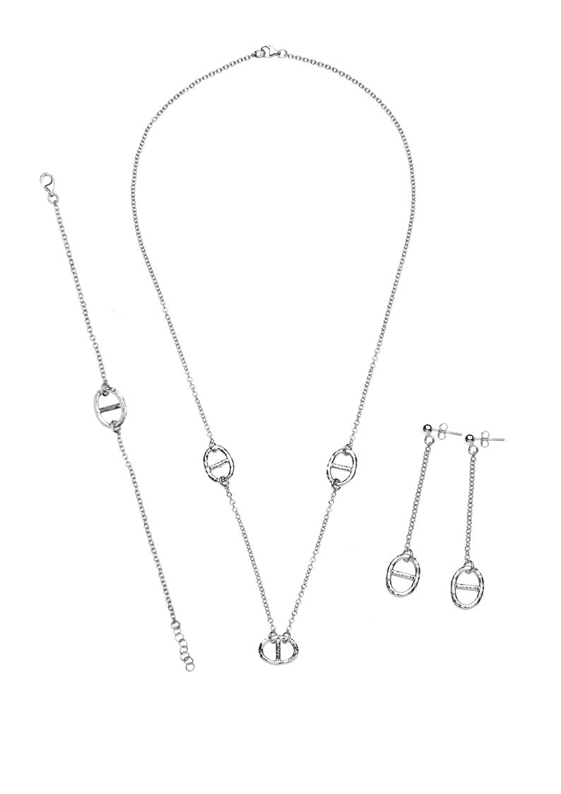 Ottaviani Collana In Argento Rodiato