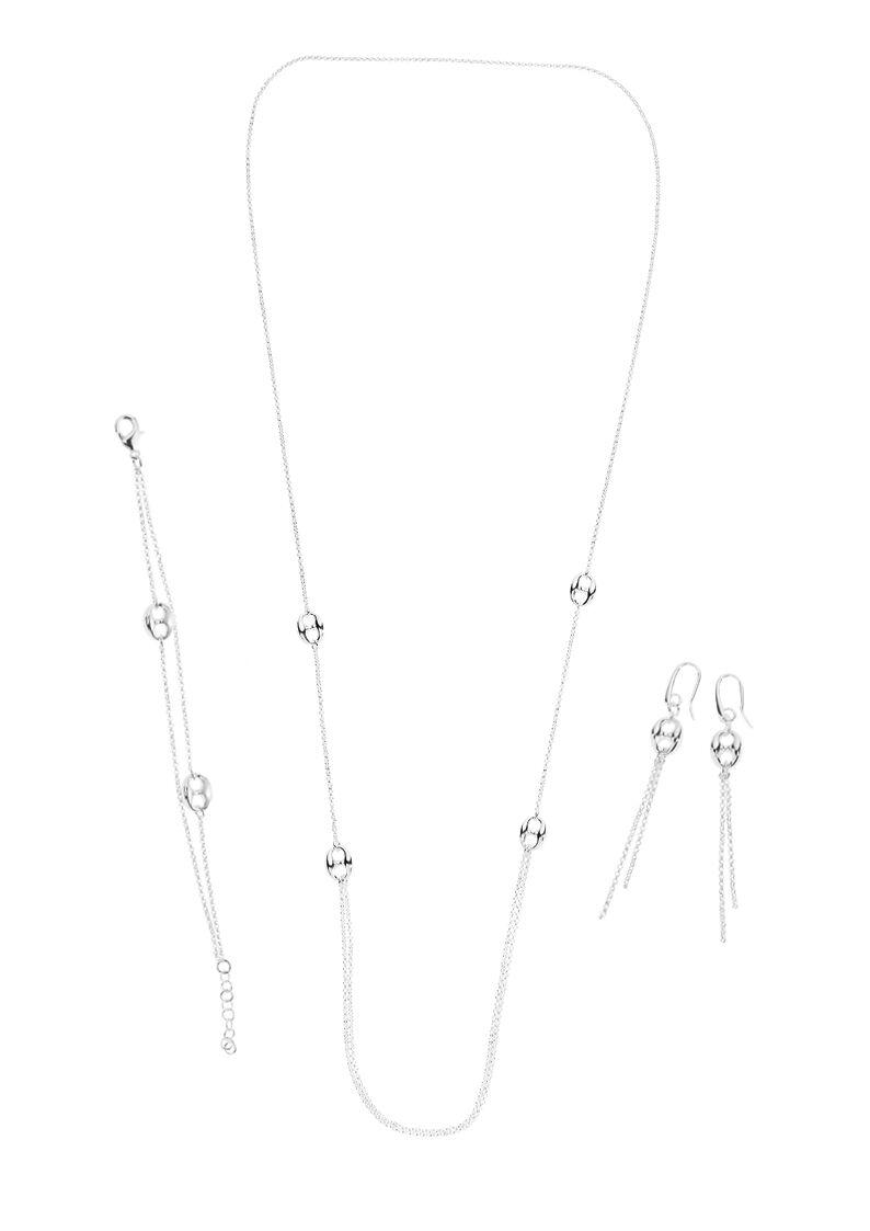 Ottaviani Collana In Argento Rodiato