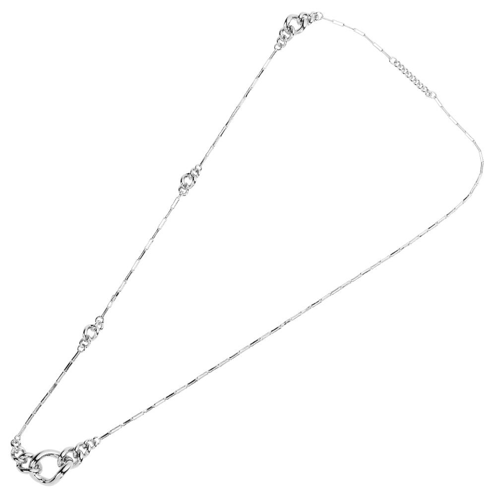 Ottaviani Collana in argento rodiato