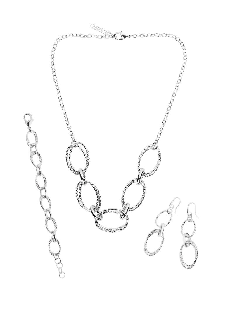 Ottaviani Collana In Argento Rodiato