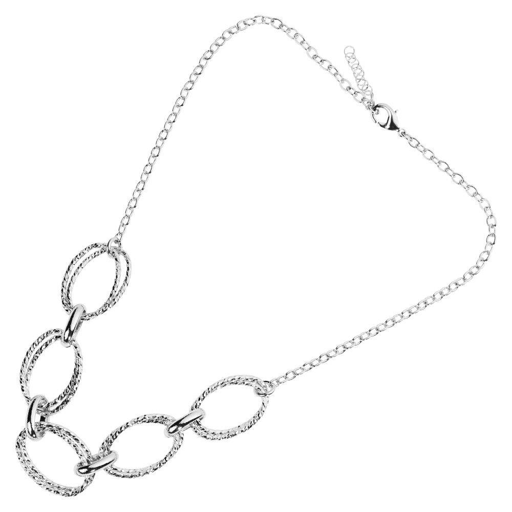 Ottaviani Collana in argento rodiato