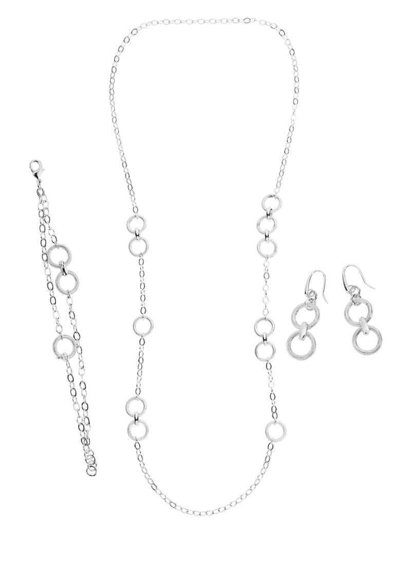 Ottaviani Collana In Argento Rodiato