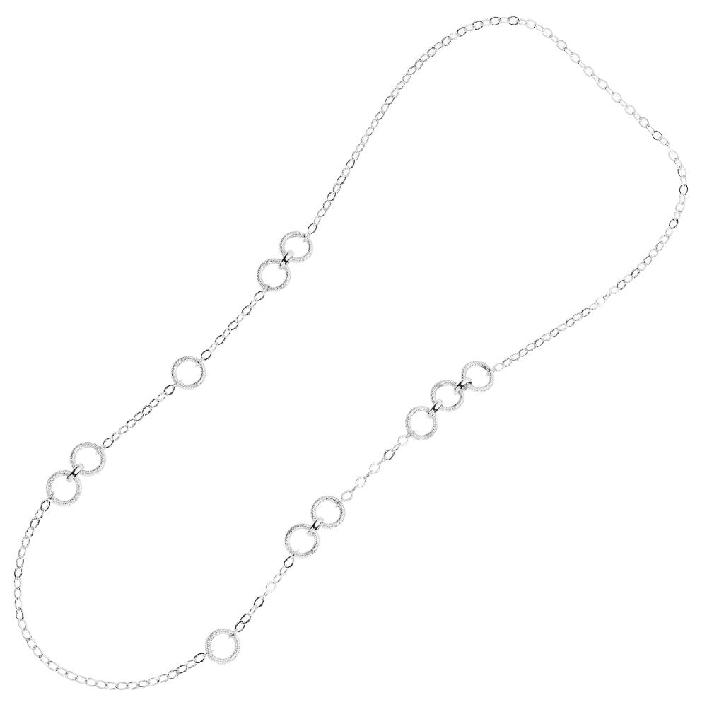 Ottaviani Collana in argento rodiato