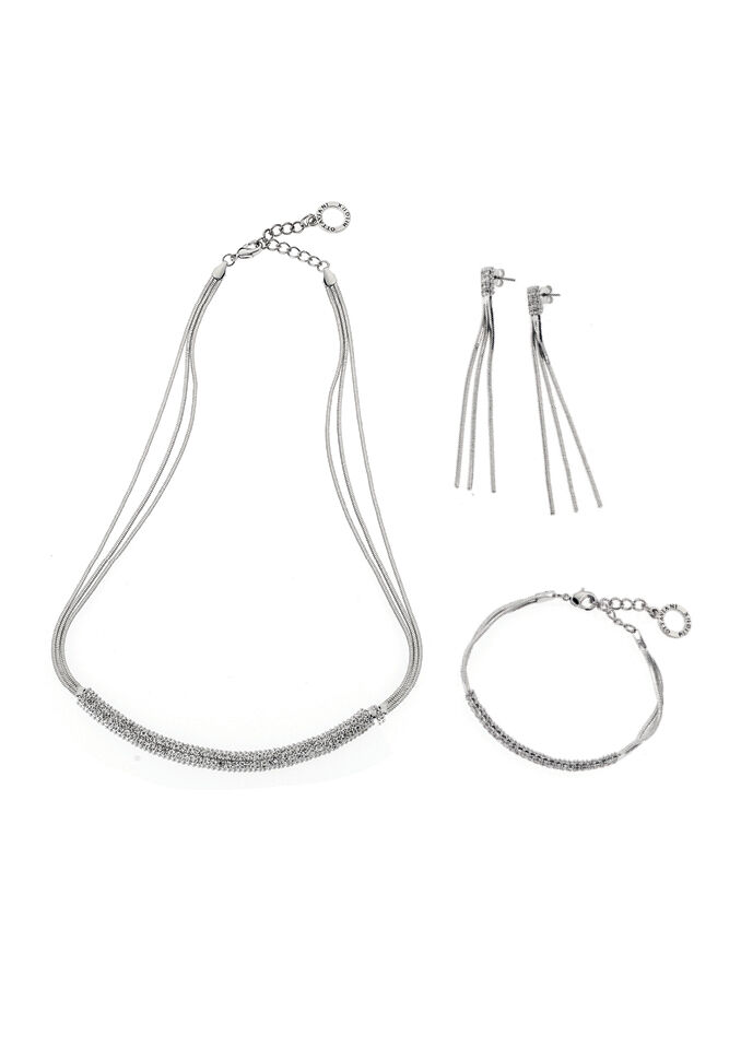 Ottaviani Collana In Metallo Con Strass