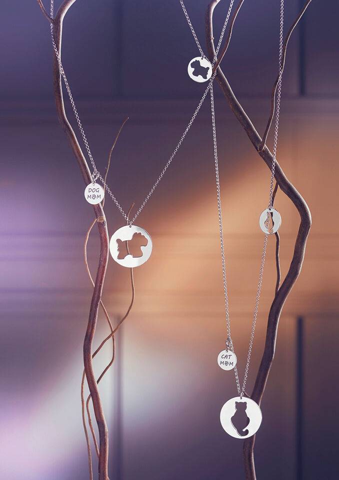 Ottaviani Collana"miao"in Argento