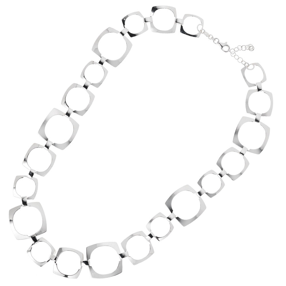 Ottaviani Collana"optical" in argento/cm.46