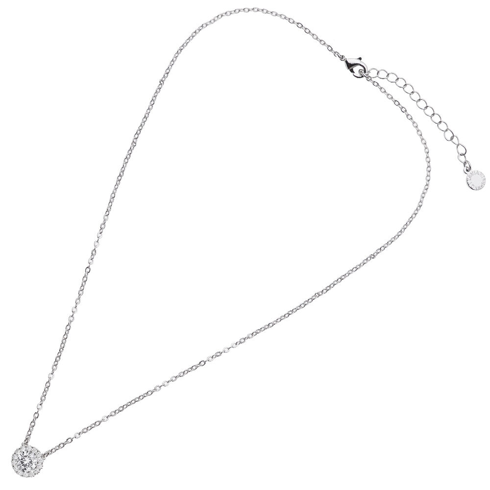 Ottaviani Collana rodiata con cubic zirconia