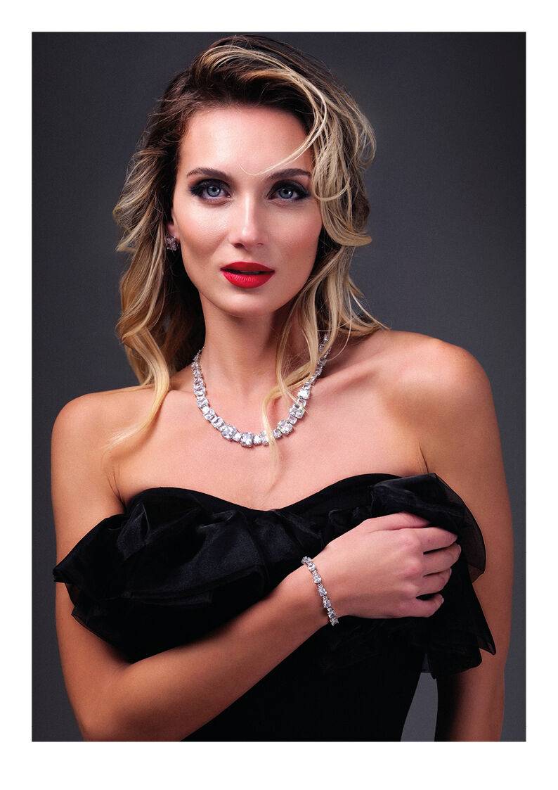 Ottaviani Collana Rodiata Con Cubic Zirconia